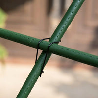 Garden Trellis for Climbing Plants and Outdoor Plants, Heavy Duty Plant Support for Raised Bed, PE Coated Steel Tube Garden Obelisk, 1 Frame