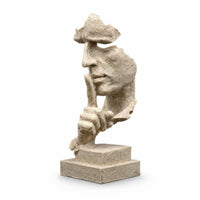 Collectible Stable Base Shh Figurine Home Modern Decor Sculpture Statue
