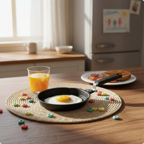 Nonstick Breakfast-Perfect Skillet Easy to Clean Cookware Gas Stovetop Safe