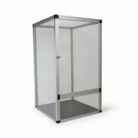 Reptile Enclosure with Mesh Panels Ventilated Mesh Terrarium Front-Opening