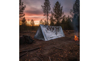 Reflective Emergency Tent with Aluminum Foil Compact Emergency Survival Tent Foldable Survival Shelter Portable for Survivalists