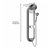 360° rotating rainfall shower head