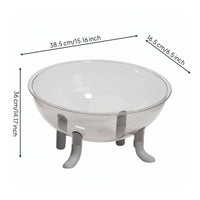 Transparent Cat Bed Easy to Hygienic Area Capsule Cat Lounger Stable 4-Leg Design Pet Furniture for Summer