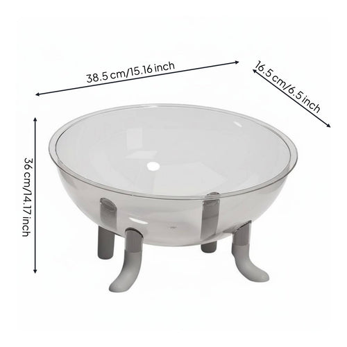 Transparent Cat Bed Four-Season Use Space Capsule Cat Lounger Large Capacity Pet Furniture for Summer