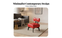 Bow-Back Changing Stool Comfortable Backrest Footrest Stable Load-Bearing