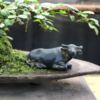 Miniature Ox/Cow Figurine for Micro Landscape Decor, Planters, Garden, and DIY Crafts