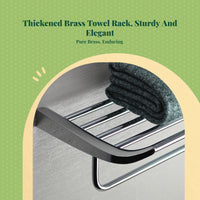 Rustproof copper towel rack