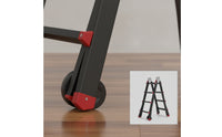 Convertible Telescopic Ladder Adjustable Telescopic Extension Ladder Retractable Foldable for Renovation