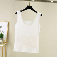 Women's Thermal Velvet U-Neck Slim Fit Vest