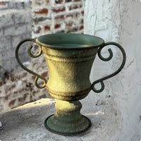 Urn Planter Rustic Design Metal Urn Planter Iron Construction