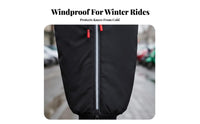 Down Cotton Filled Winter Scooter Leg Covers Full Wrap Design Waterproof Motorcycle Leg Protectors Adjustable Fit for Children, Cold Weather