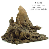 Aquarium Driftwood Decor Moss Tree Root Branches for Fish Tank Landscaping
