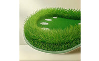 Foam-Backed Putting Mat Turf-Like Golf Practice Mat Artificial Putting Green Premium for Golfers, Home, Backyard