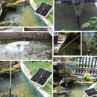 15W High-Lift Solar Garden Fountain Pump for Landscape Water Features