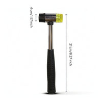 Double-Sided Soft Face Mallet Compact Rubber Hammer Non-Slip for Light Assembly