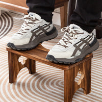 Wooden Toilet Stool Space Saving Anti Slip Toilet Stool Foldable