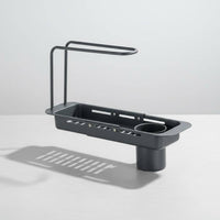 Telescopic Sink Rack Easy Installation Expandable Sink Organizer Large Capacity