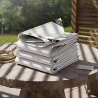 Heavy-Duty Tarpaulin Reinforced Corners Heavy Duty Canvas Tarp Versatile Outdoor Tarp for Truck Bed, Construction Site, Rooftop