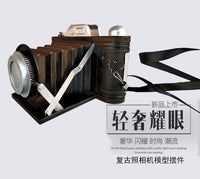 复古老式照相机模型摆件创意桌面装饰道具铁艺工业风影视道具饰品