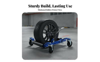 Automotive Tool Foot Pedal Car Dolly Hydraulic Wheel Dolly Ratchet Wheel Dolly Heavy-duty Steel Construction Suitable for Garage Workshop Emergency Lane