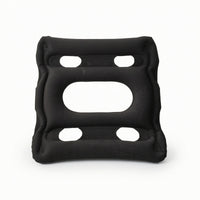 Lightweight Inflatable Seat Cushion Portable Inflatable Cushion with Flocked Surface Pressure-Relieving Compact for Travelers, Office Workers, Travel, Home