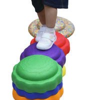 幼儿园平衡踩踏过桥石早教儿童过河石感统训练器材家用儿童玩具