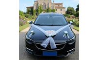 Wedding Car Flower Set Romantic Design Heart Shaped Car Flower Decoration Long-Lasting Reusable
