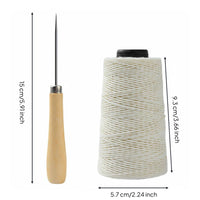 Strong and Long-Lasting Accounting Voucher Binding Thread 21-Ply Waxed Cotton String for Accountants, Financial Professionals, Archiving