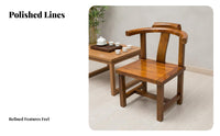 Ship Wheel Armrest Armchair Reclaimed Boat Wood Household Furniture Chinese and Design Oceanic Theme for Business Owners
