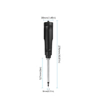 2-in-1 Soil EC Meter Black Plastic Body Soil EC Meter Quick Accurate Measurement