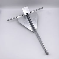 Hot-Dip Galvanized Danforth Anchor for Boats - Carbon Steel Mud and Sand Anchor