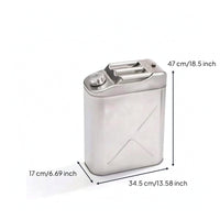 Fuel Can with Hose Metal Stainless Steel Fuel Can Long-Lasting