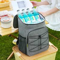 Insulated Backpack Cooler Bag for Delivery and Outdoor Picnic, 23L