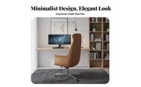 Highspine Rolling Armchair Ergonomic Design Office Furniture Height Adjustable Thick Padding for Managerials, Conference Room