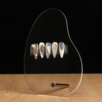 Irregular Clear Acrylic Nail Art Display Board Photography Prop