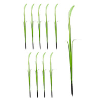 Solar LED Lawn Light, Faux Foxtail Grass Stake, Garden Yard Ambience, IP65 Waterproof, PE Material