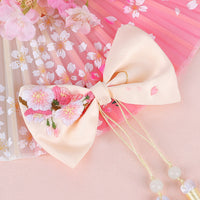 DIY Embroidery Kit for Beginners - Hair Clip with Ancient Style Su Embroidery Ribbon