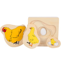 Montessori Human & Animal Life Cycle Layered Puzzles for Kids