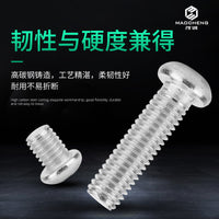 Carbon Steel Zinc Plated Phillips Pan Head Machine Screws M3-M8