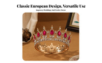 Rhinest Single Crown Sparkling Rhinest Single S Rhinest Single Regal Headpiece Elegant Design Bridal Headpiece for Bride, Bridesmaid, Wedding