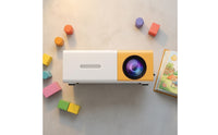 Portable Mini Display Device Compact Display Device with Controller Control 1080p Supported Tabletop for Children, Families, Movie Nights, Bedroom, Living Room