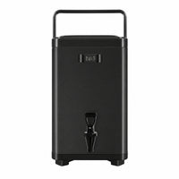 Beverage Dispenser with Thermometer Countertop Beverage Dispenser with Faucet Hot and Cold Container for Breakfast Counters