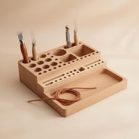 Leathercraft Tool Stand Stepped Design for Workshop