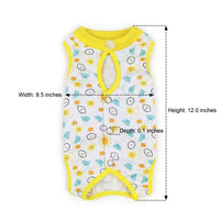 Cat Recovery Suit and Neuter Suit for Cats with Fasteners, Sleeveless Polyester Post Surgery Clothing, Abstract Weaning Suit for All Seasons