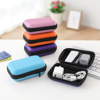 Mini Portable Cartoon Earphone Charger Data Cable Storage Bag Organizer Case
