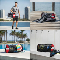 Mesh Duffel Bag with Shoulder Strap Breathable Mesh Duffel Bag with Zipper Closure Heavy Duty for Pool