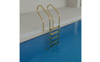 5-Step Pool Ladder Stainless Steel Pool Ladder with 5 Steps No-Tool Installation