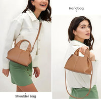 Mini Cloud Bag Dumpling Handbag Leather Shoulder Bag Retro Crossbody Bag