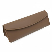 Faux Leather Writing Utensil Case Minimalist Design School Supply Organizer