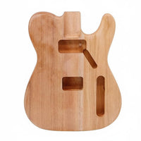 Traditional Unfinished electric Guitar Body Lightweight Hardwood Wood Guitar Body for Luthiers